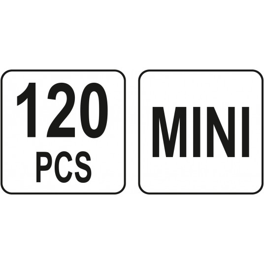 ZESTAW BEZPIECZNIKÓW MINI 120 SZT -zdjęcie numer 3