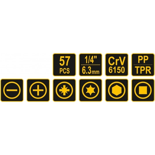 ZESTAW BITÓW I NASADEK 57CZ Z GRZECHOTKĄ -zdjęcie numer 5