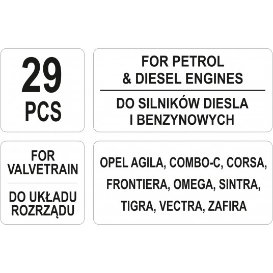ZESTAW BLOKAD ROZRZĄDU 29 ELEMENTÓW -zdjęcie numer 2