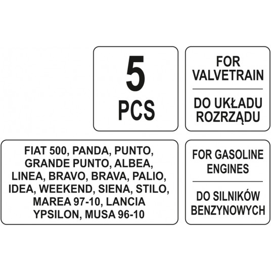 ZESTAW BLOKAD ROZRZĄDU FIAT 1,2 16V -zdjęcie numer 5