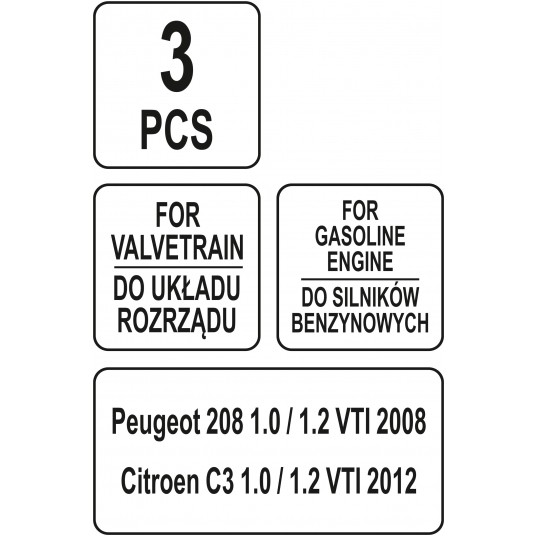 ZESTAW BLOKAD ROZRZĄDU PEUGEOT/CITROEN -zdjęcie numer 5