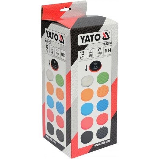 ZESTAW DO POLEROWANIA 125MM, M14, 12SZT. -zdjęcie numer 5