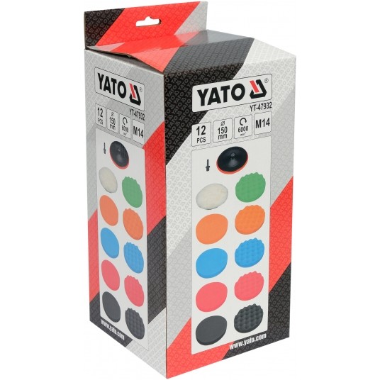 ZESTAW DO POLEROWANIA 150MM, M14, 12SZT. -zdjęcie numer 5