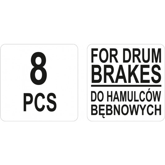 ZESTAW DO WYMIANY SZCZĘK HAMULCOW 8 CZ. -zdjęcie numer 5