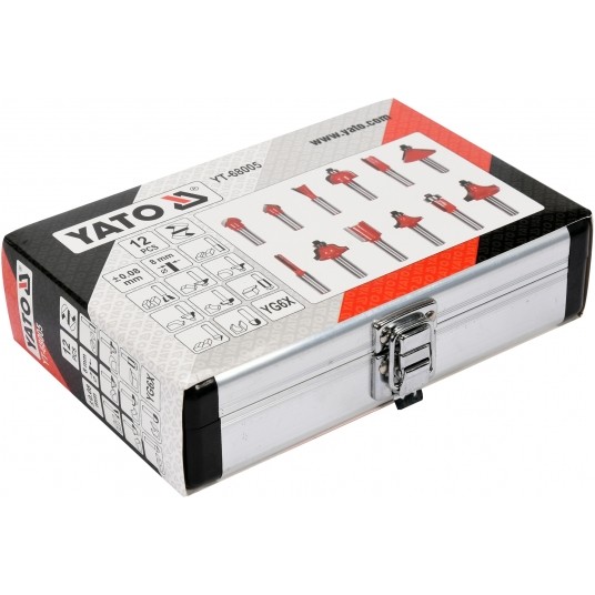 ZESTAW FREZÓW DO DREWNA 12SZT TRZP.8MM -zdjęcie numer 2