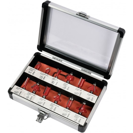 ZESTAW FREZÓW DO DREWNA 12SZT TRZP.8MM -zdjęcie numer 3