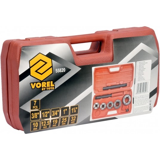 ZESTAW GWINTOWNIC 3/8"-1,1/4" 5 GŁOWIC -zdjęcie numer 3