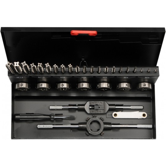 ZESTAW GWINTOWNIKÓW I NARZY M3-M12 32 CZ -zdjęcie numer 1