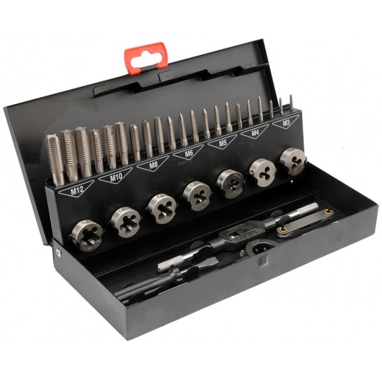 ZESTAW GWINTOWNIKÓW I NARZY M3-M12 32 CZ -zdjęcie numer 2