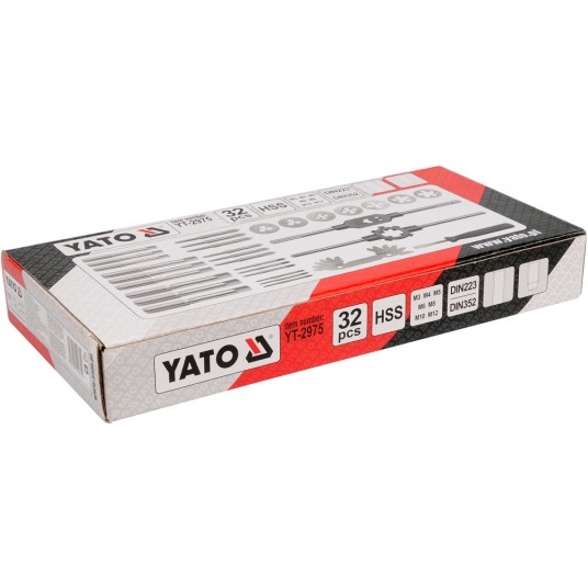 ZESTAW GWINTOWNIKÓW I NARZY M3-M12 32 CZ -zdjęcie numer 3