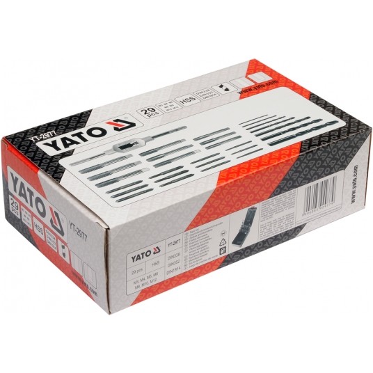 ZESTAW GWINTOWNIKÓW M3-M12, 29CZ. -zdjęcie numer 2