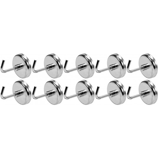 ZESTAW HACZYKÓW MAGNETYCZNYCH 10 SZT -zdjęcie numer 1