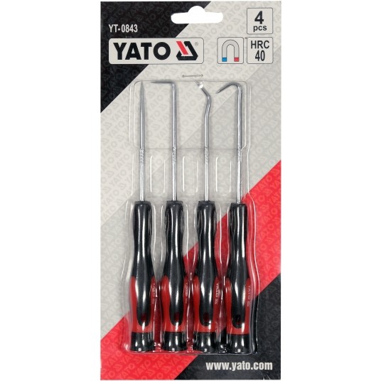 ZESTAW HACZYKÓW Z RĘKOJEŚCIĄ 4CZ. -zdjęcie numer 3