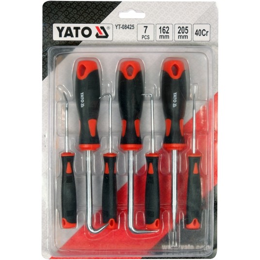 ZESTAW HACZYKÓW Z RĘKOJEŚCIĄ 7 CZ. -zdjęcie numer 3