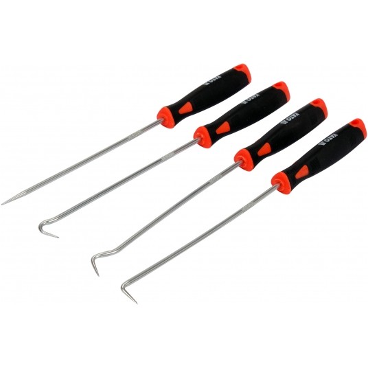 ZESTAW HAKÓW DŁUGICH Z RĘKOJEŚCIĄ 4 CZ. -zdjęcie numer 2