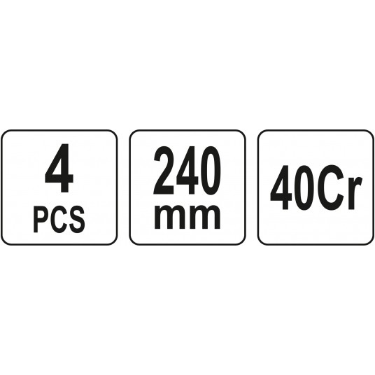 ZESTAW HAKÓW DŁUGICH Z RĘKOJEŚCIĄ 4 CZ. -zdjęcie numer 4