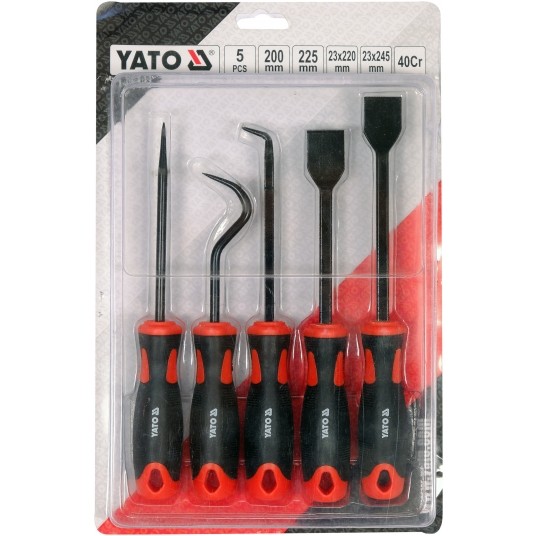 ZESTAW HAKÓW I SKROBAKÓW Z RĘKOJEŚCIĄ 5 -zdjęcie numer 3