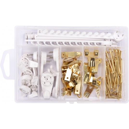 ZESTAW HAKÓW NA OBRAZY 121SZT. -zdjęcie numer 1