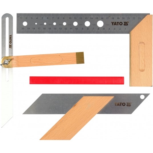 ZESTAW KĄTOWNIKÓW STOLARSKICH 3 SZT -zdjęcie numer 2