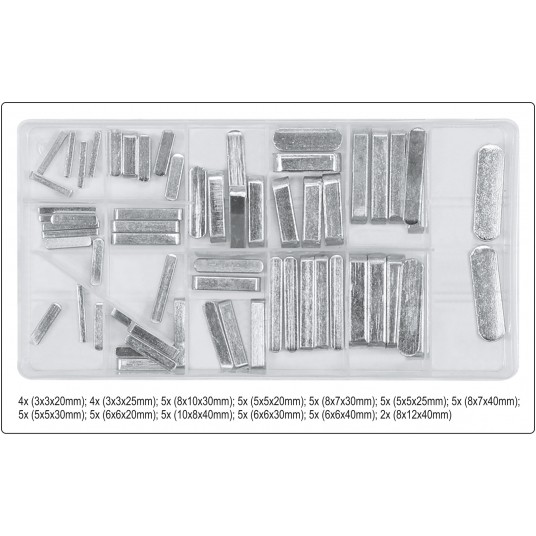 ZESTAW KLINÓW DO KÓŁ PASOWYCH 60 SZTUK -zdjęcie numer 3