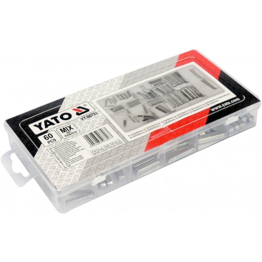 ZESTAW KLINÓW DO KÓŁ PASOWYCH 60 SZTUK -zdjęcie numer 2