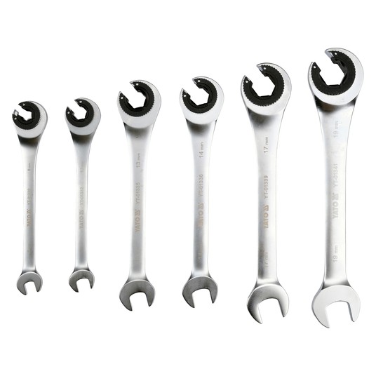 ZESTAW KLU PÓŁOTWA Z GRZE 8-19MM 6 SZT. -zdjęcie numer 2