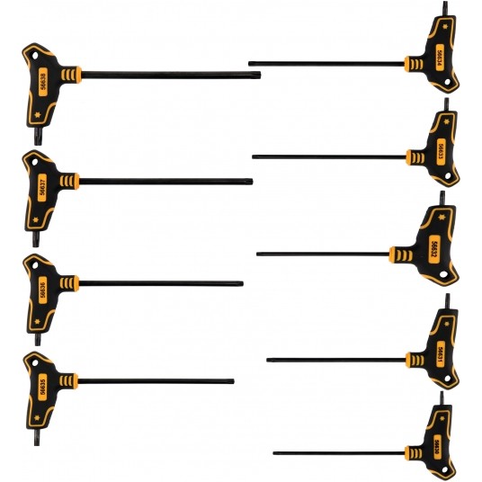 ZESTAW KLUCZ TRZPIE. TORX Z RĘKOJE. 9SZT -zdjęcie numer 1