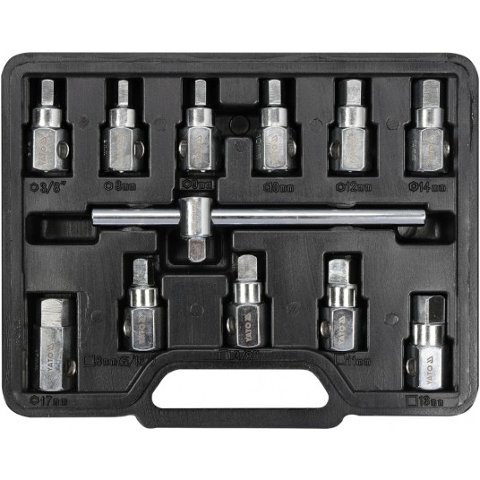 ZESTAW KLUCZY DO SPUSTU OLEJU 12CZ. -zdjęcie numer 1