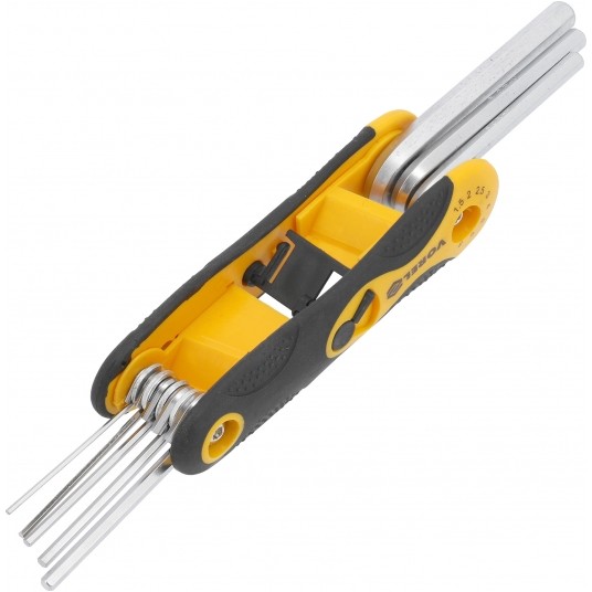 ZESTAW KLUCZY HEX, 8CZ. 1,5-8MM CrV -zdjęcie numer 3