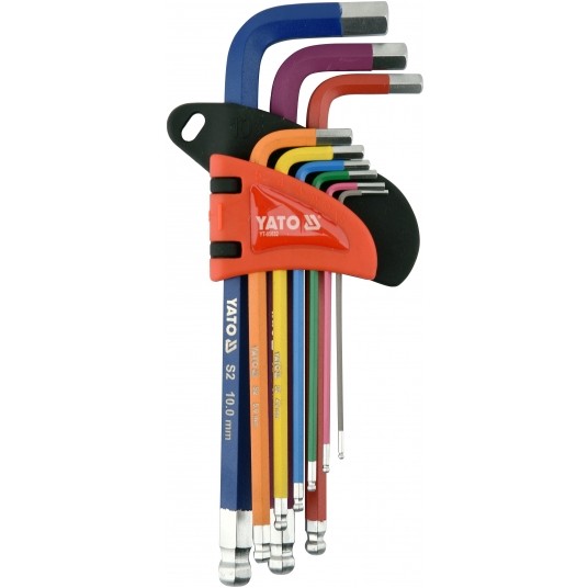 ZESTAW KLUCZY IMBUSO, KULA 1,5-10MM,9SZT -zdjęcie numer 1