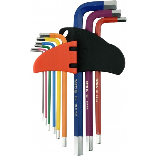 ZESTAW KLUCZY IMBUSOWYCH 1,5-10MM, 9SZT. -zdjęcie numer 2