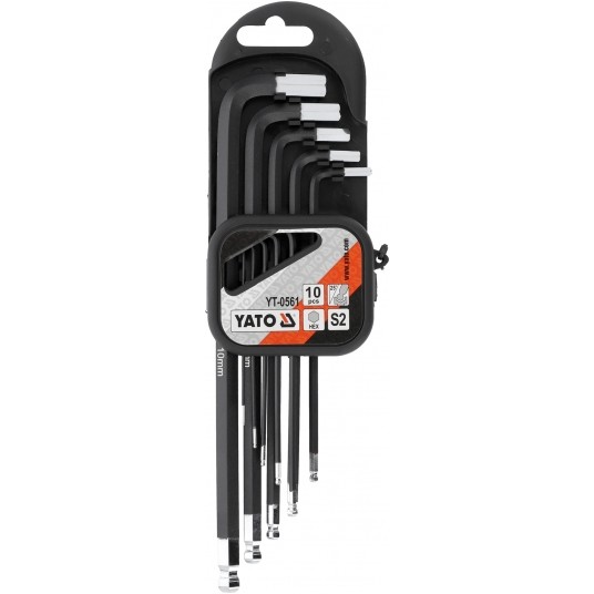 ZESTAW KLUCZY IMBUSOWYCH 10SZT -zdjęcie numer 4