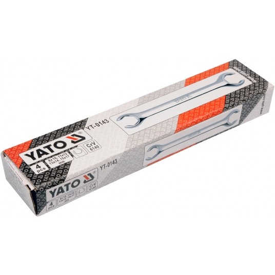 ZESTAW KLUCZY PŁASKICH PÓŁOTWARTYCH 4CZ -zdjęcie numer 2