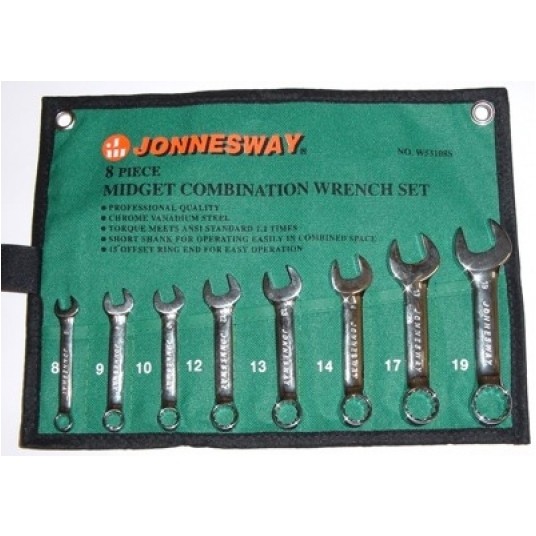 Zestaw kluczy płasko-oczkowych krótkich -zdjęcie numer 1