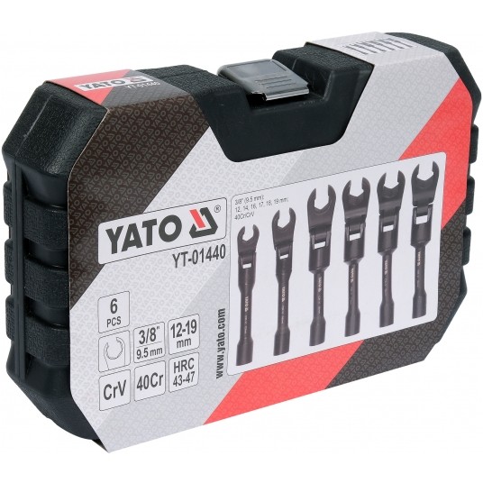 ZESTAW KLUCZY PRZEG.OCZKOWYCH OTW. 3/8" -zdjęcie numer 2