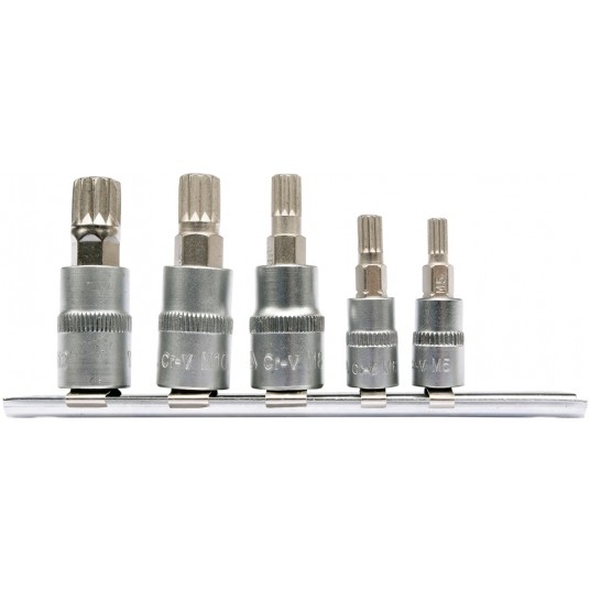 ZESTAW KLUCZY SPLINE NA SZYNIE 5CZ. -zdjęcie numer 1