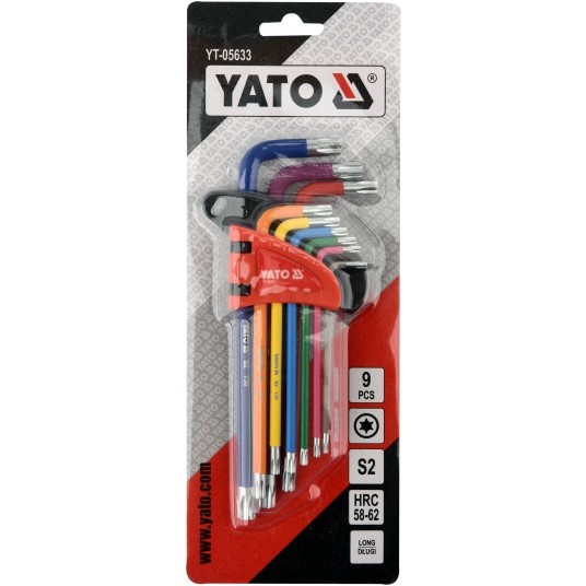 ZESTAW KLUCZY TORX TR T10-T50 9SZT. -zdjęcie numer 3