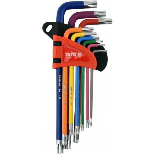 ZESTAW KLUCZY TORX TR T10-T50 9SZT. -zdjęcie numer 1