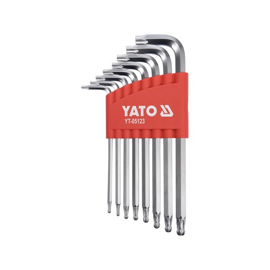 ZESTAW KLUCZY TORX Z KULKĄ DŁ 8CZ.T9-T40 -zdjęcie numer 1
