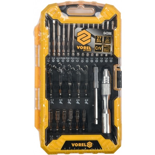 ZESTAW KOŃC. ŚRUBOKRĘT 27CZ. Z UCHWYTEM -zdjęcie numer 2