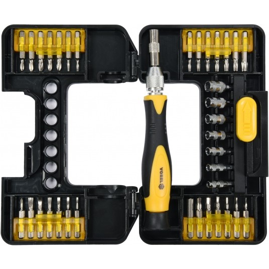 ZESTAW KOŃC. ŚRUBOKRĘT 37CZ. Z UCHWYTEM -zdjęcie numer 1