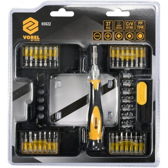 ZESTAW KOŃC. ŚRUBOKRĘT 37CZ. Z UCHWYTEM -zdjęcie numer 3