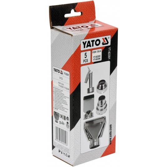 ZESTAW KOŃCÓWEK DO OPALARKI 5SZT. -zdjęcie numer 2