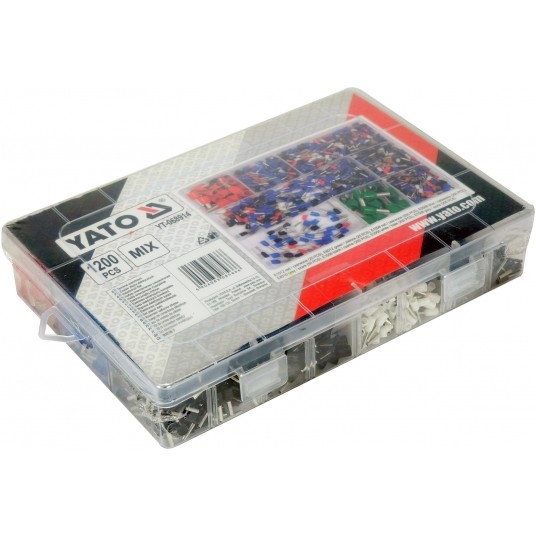 ZESTAW KOŃCÓWEK I KONEKT KABL 1200 SZT -zdjęcie numer 3