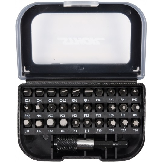 ZESTAW KOŃCÓWEK ŚRUBOKRĘTOWYCH 31 SZT. -zdjęcie numer 1