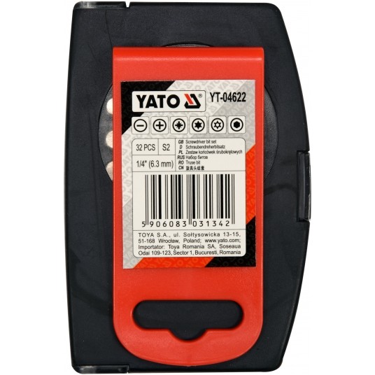 ZESTAW KOŃCÓWEK ŚRUBOKRĘTOWYCH 32 SZT. -zdjęcie numer 2