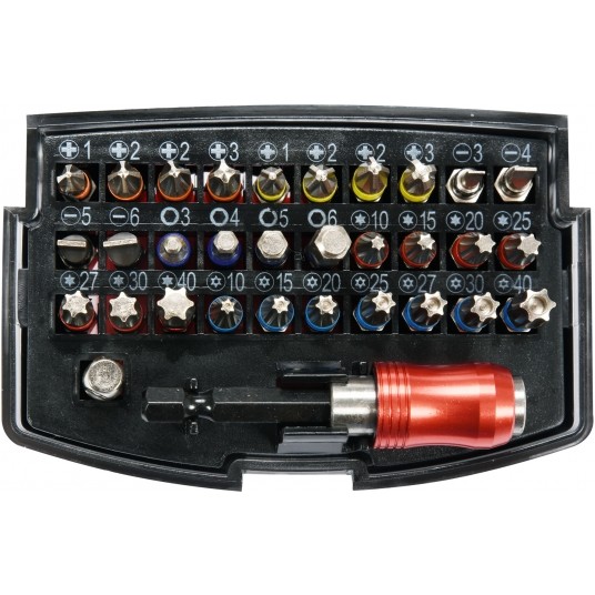 ZESTAW KOŃCÓWEK ŚRUBOKRĘTOWYCH 32 SZT. -zdjęcie numer 1