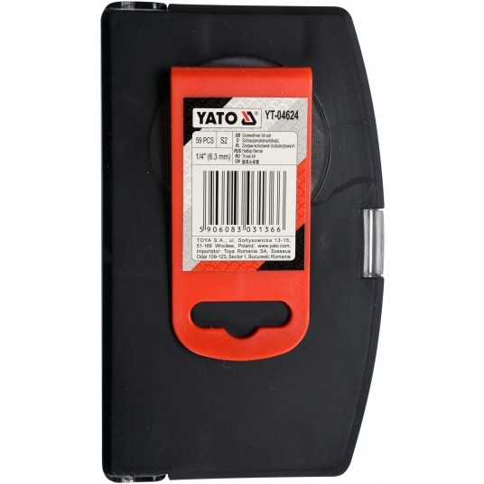 ZESTAW KOŃCÓWEK ŚRUBOKRĘTOWYCH 59 SZT. -zdjęcie numer 2