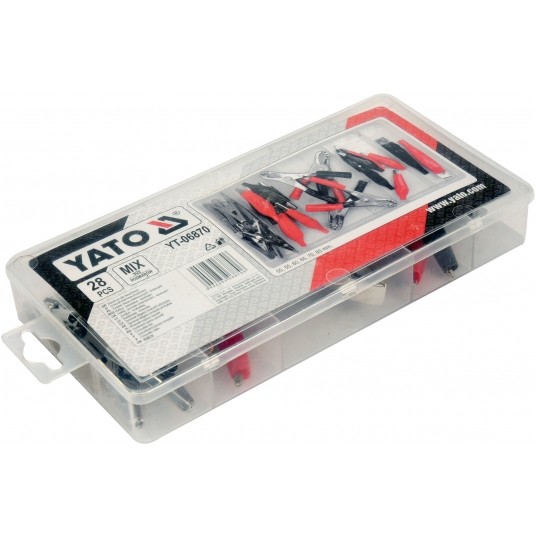 ZESTAW KROKODYLKÓW ELEKTRYCZNYCH 28SZT. -zdjęcie numer 3