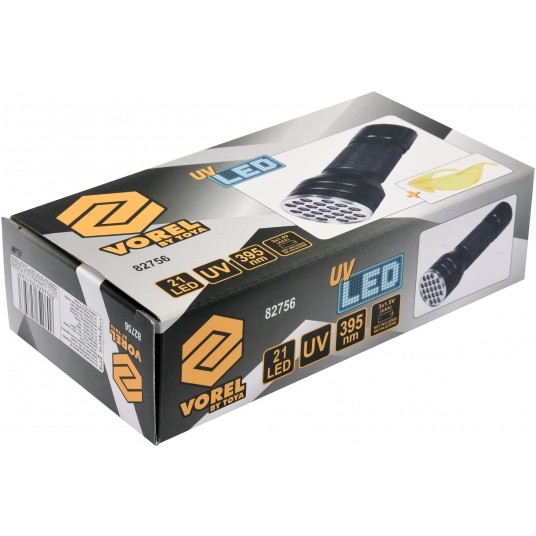 ZESTAW LATARKA UV 21 LED I OKULARY -zdjęcie numer 4